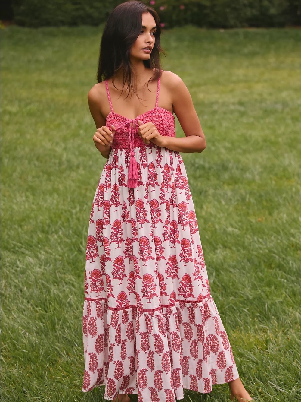 Anthropologie Ro's Garden New Guinea Maxi Dress M L NWT (runs big)